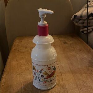 Vintage Avon glass lotion bottle (empty and clean) with pump